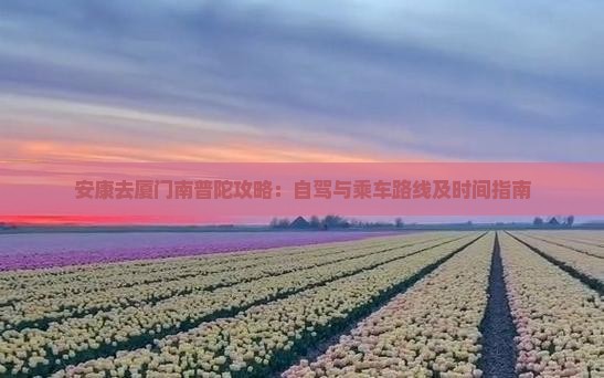 安康去厦门南普陀攻略：自驾与乘车路线及时间指南