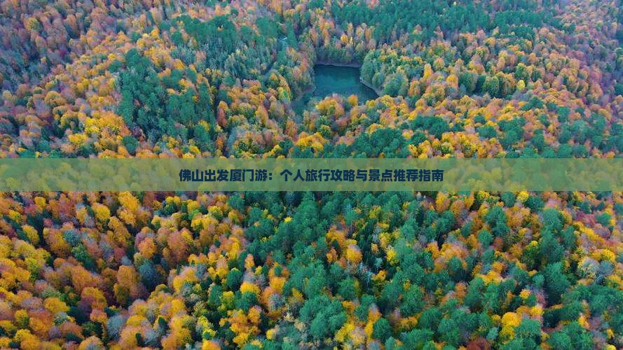 佛山出发厦门游：个人旅行攻略与景点推荐指南