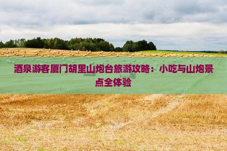 酒泉游客厦门胡里山炮台旅游攻略：小吃与山炮景点全体验
