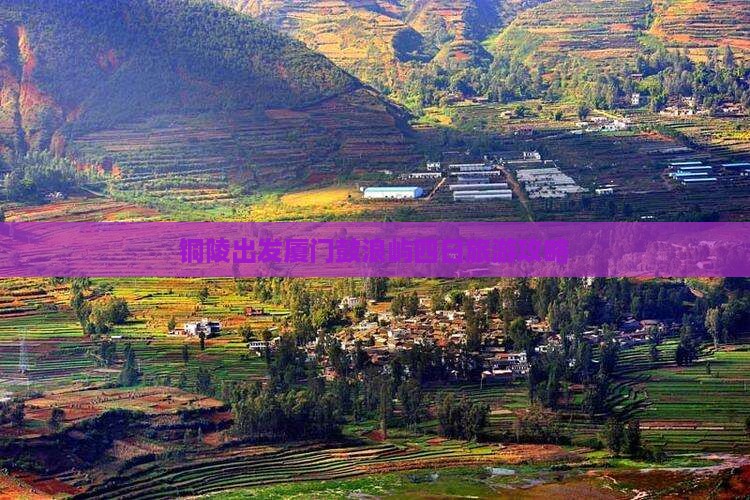 铜陵出发厦门鼓浪屿四日旅游攻略