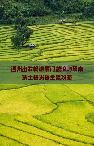 温州出发畅游厦门鼓浪屿及南靖土楼贵楼全景攻略