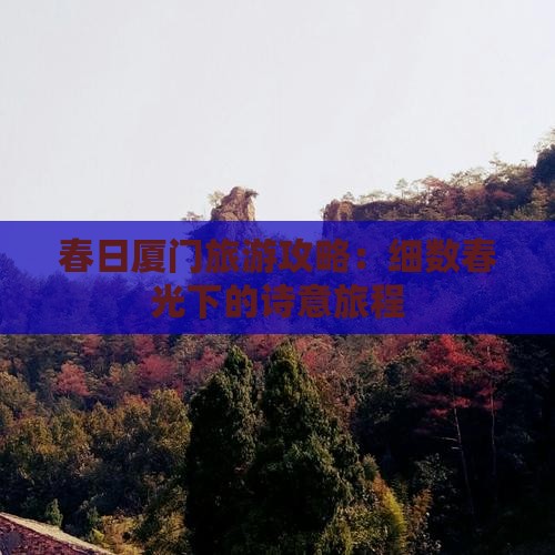 春日厦门旅游攻略：细数春光下的诗意旅程