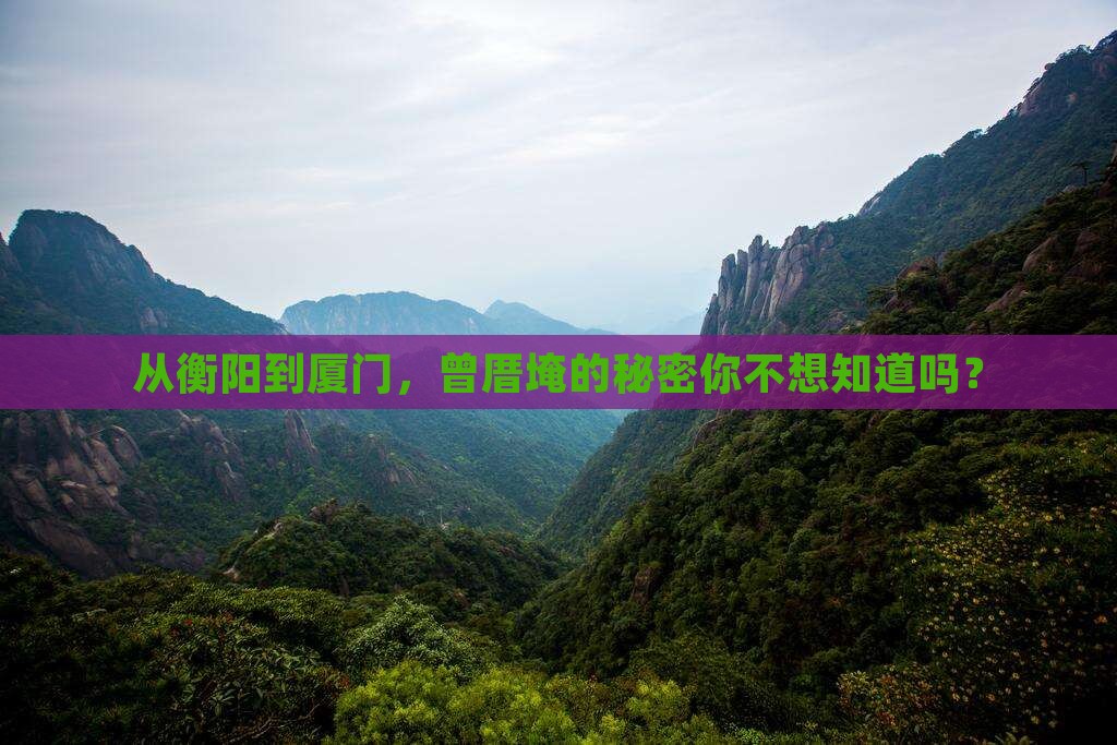 衡阳到厦门曾厝埯必去地
