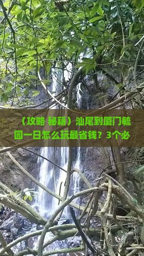 汕尾到厦门毓园一日