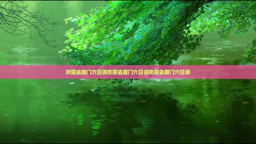 庆阳去厦门六日游