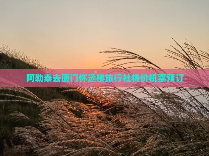 阿勒泰去厦门怀远楼旅行社特价机票预订