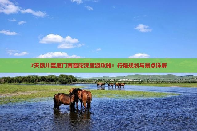 7天银川至厦门南普陀深度游攻略：行程规划与景点详解