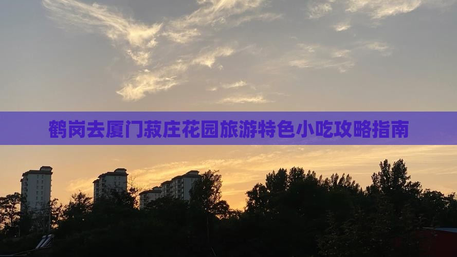鹤岗去厦门菽庄花园旅游特色小吃攻略指南