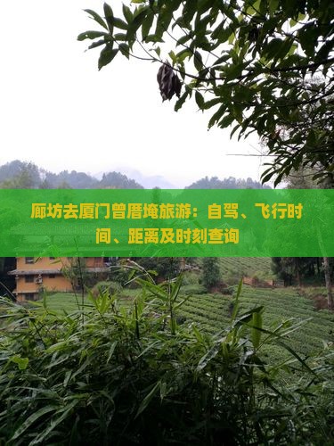 廊坊去厦门曾厝埯旅游：自驾、飞行时间、距离及时刻查询