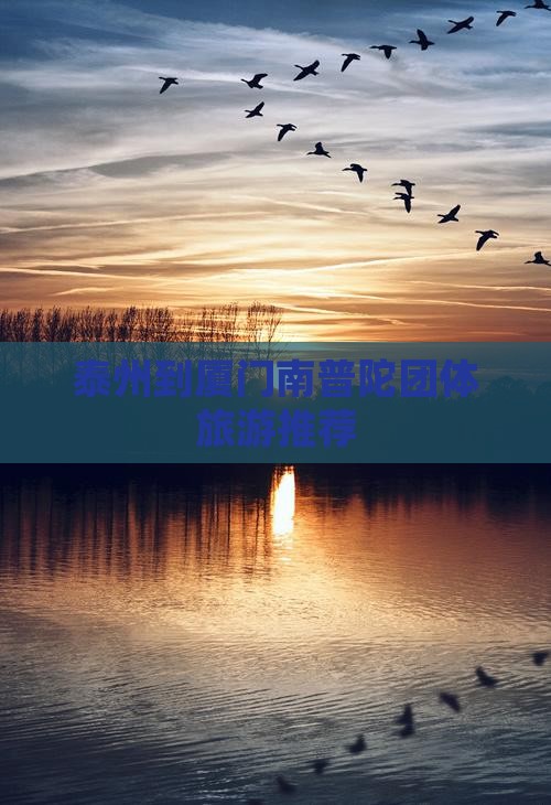 泰州到厦门南普陀团体旅游推荐