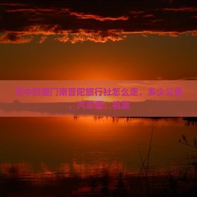 巴中到厦门南普陀旅行社