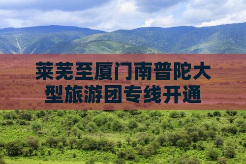 莱芜至厦门南普陀大型旅游团专线开通