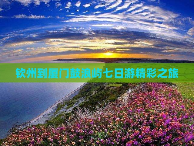 钦州到厦门鼓浪屿七日游精彩之旅
