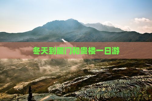 冬天到厦门和贵楼一日游
