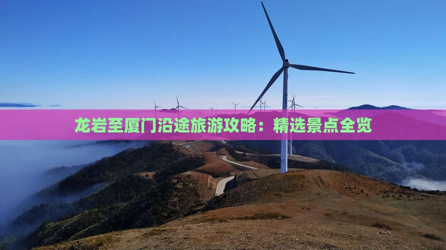 龙岩至厦门沿途旅游攻略：精选景点全览