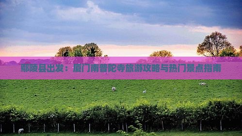 鄢陵县出发：厦门南普陀寺旅游攻略与热门景点指南