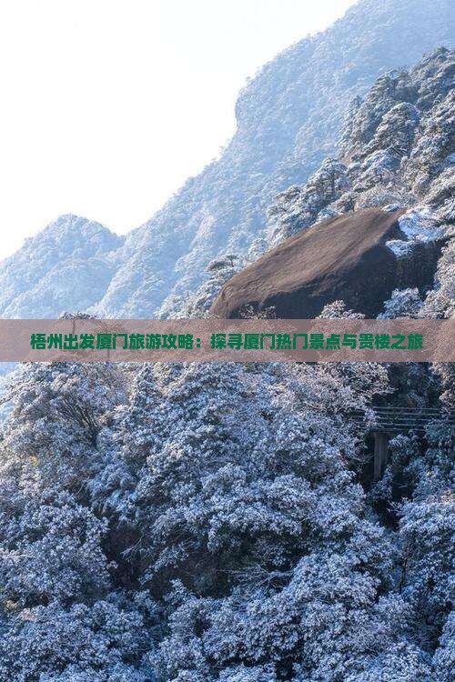 梧州出发厦门旅游攻略：探寻厦门热门景点与贵楼之旅