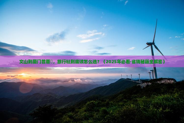 文山到厦门曾厝埯旅行社