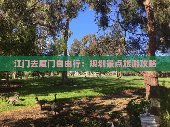 江门去厦门自由行