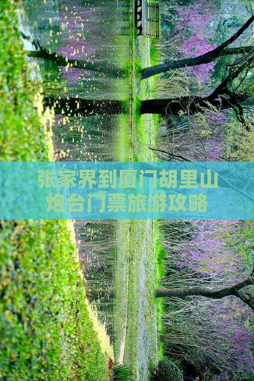 张家界去厦门胡里山炮台门票