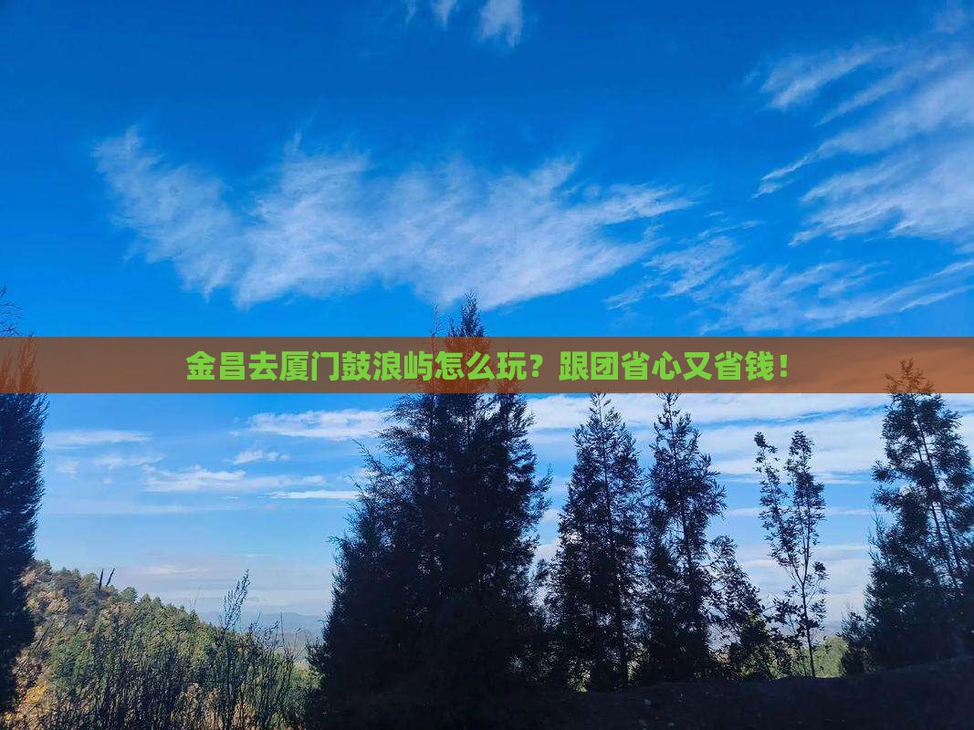金昌去厦门鼓浪屿旅行社