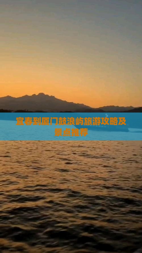 宜春到厦门鼓浪屿哪里玩