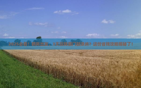 鹤岗到厦门鼓浪屿四日游