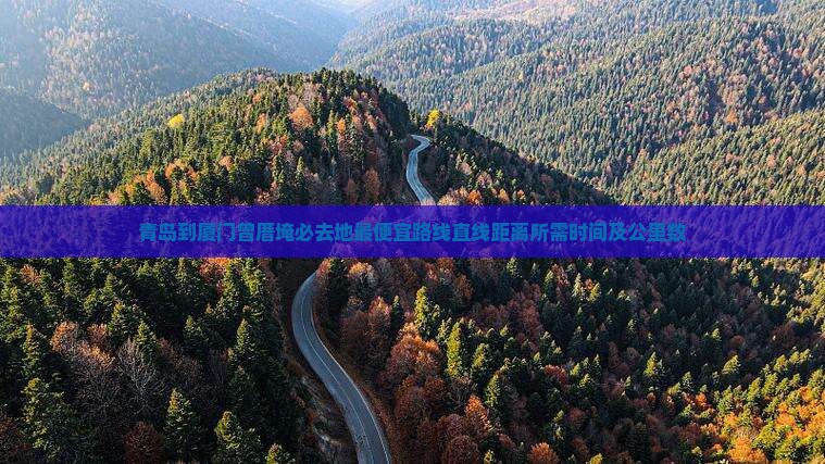 青岛到厦门曾厝埯必去地