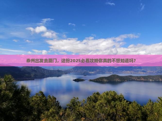 泰州到厦门旅行社