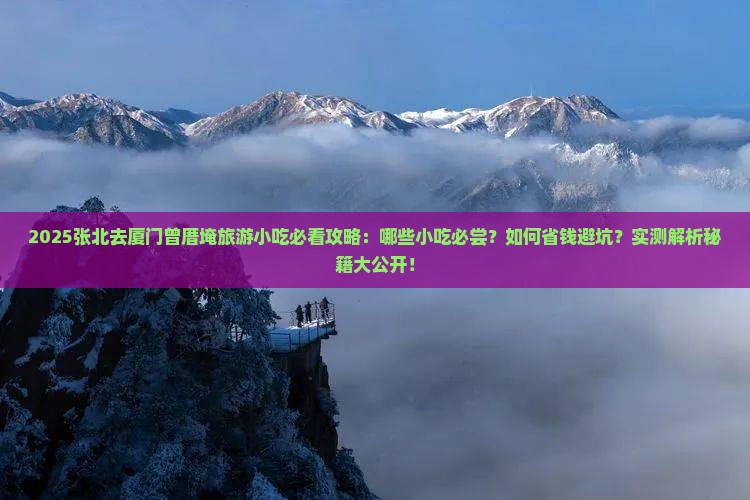 张北去厦门曾厝埯旅游小吃
