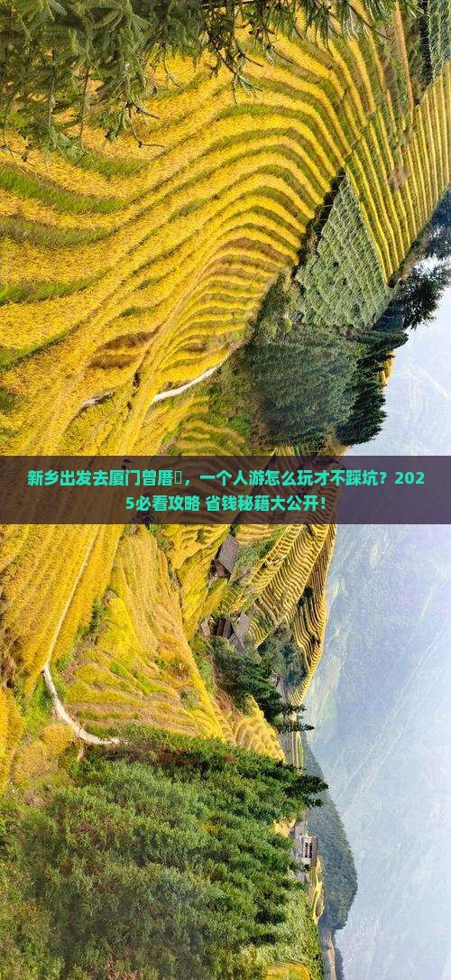 新乡去厦门曾厝埯个人游
