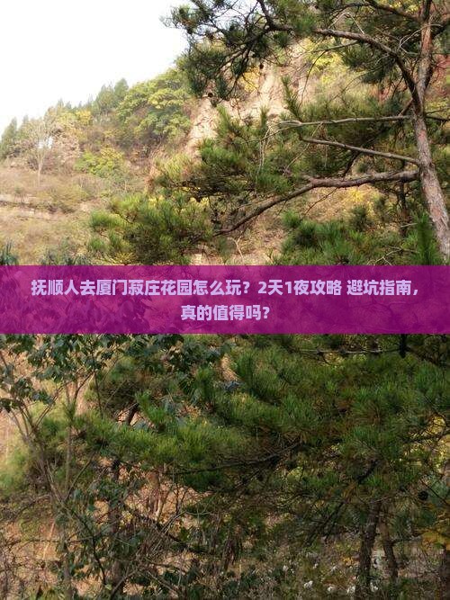 抚顺去厦门菽庄花园旅行社