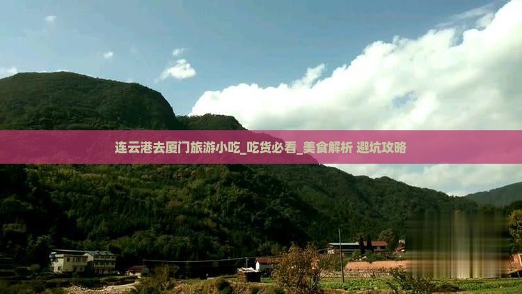 连云港去厦门旅游小吃