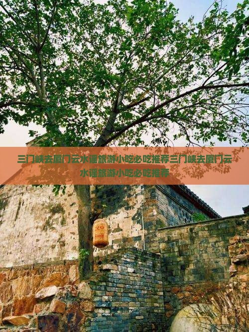 三门峡去厦门云水谣旅游小吃