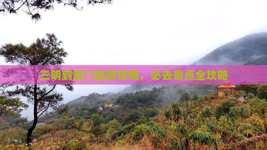三明到厦门哪里玩