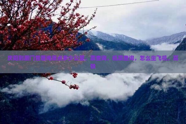 庆阳到厦门曾厝埯景点