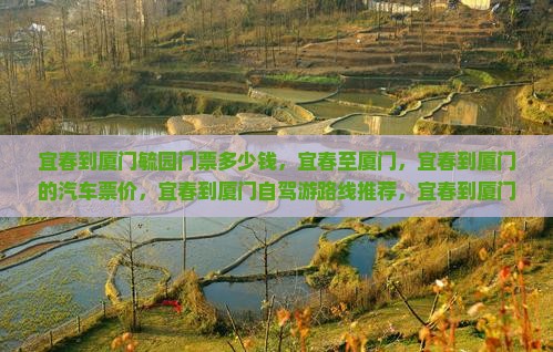 宜春到厦门毓园门票