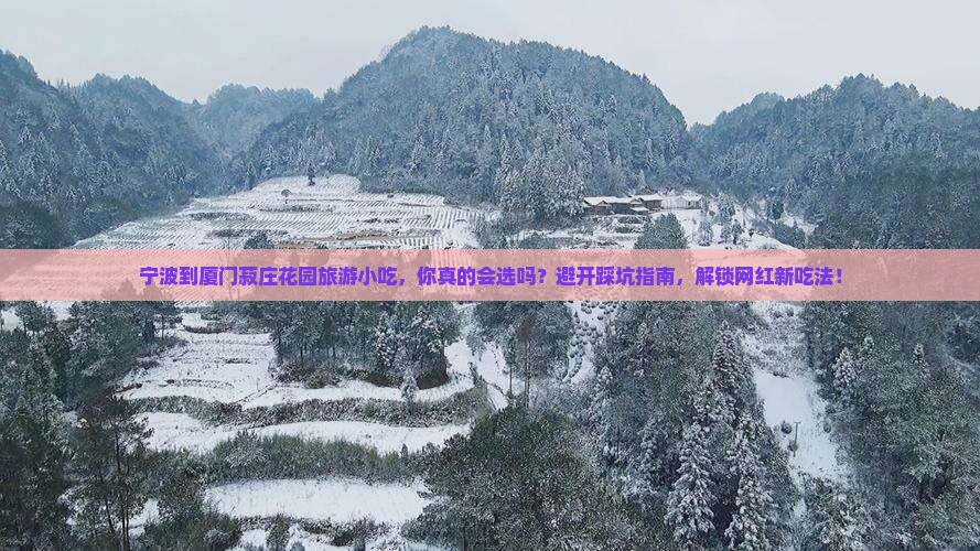 宁波到厦门菽庄花园旅游小吃