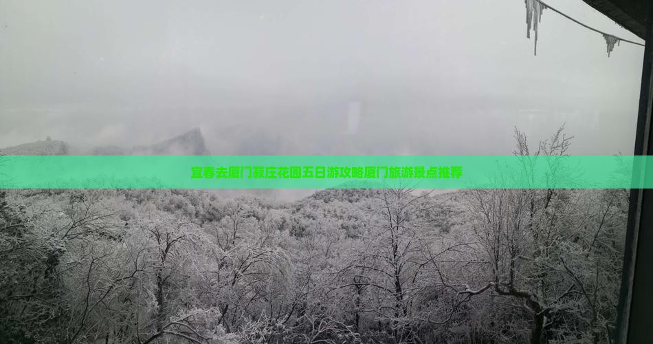 宜春去厦门菽庄花园五日游