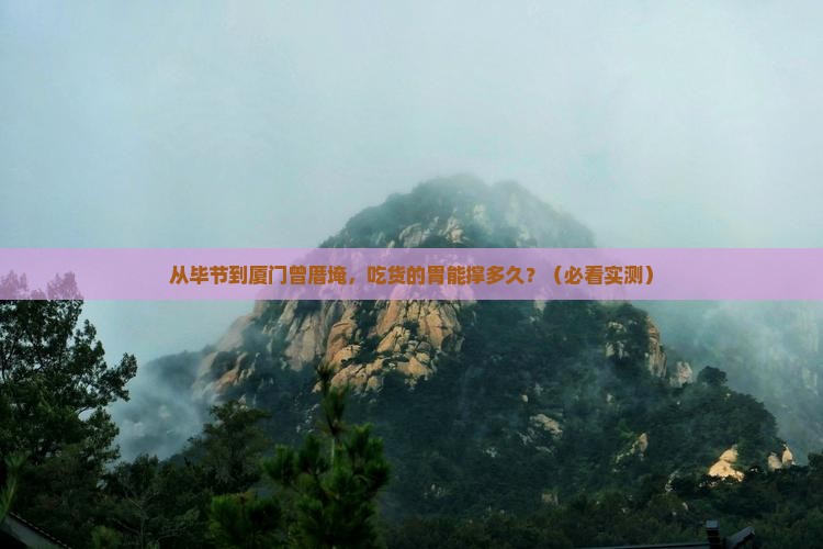 毕节到厦门曾厝埯旅游小吃
