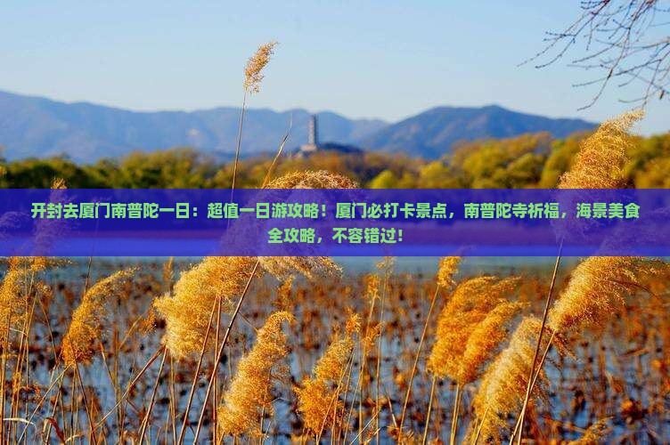 开封去厦门南普陀一日