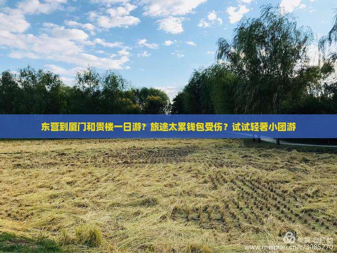 东营到厦门和贵楼一日游？旅途太累钱包受伤？试试轻奢小团游