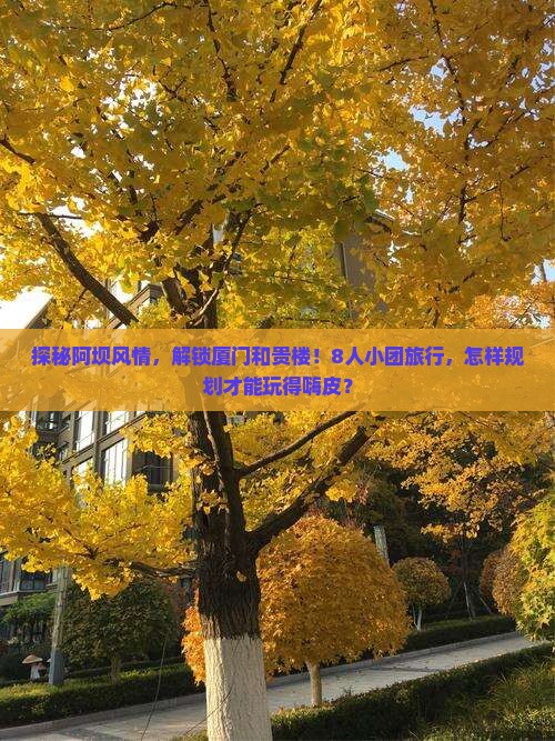 探秘阿坝风情，解锁厦门和贵楼！8人小团旅行，怎样规划才能玩得嗨皮？