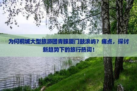为何桐城大型旅游团青睐厦门鼓浪屿？痛点，探讨新趋势下的旅行热词！