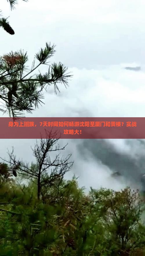 身为上班族，7天时间如何畅游沈阳至厦门和贵楼？实战攻略大！