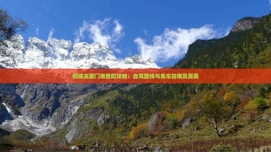 桐城去厦门南普陀攻略：自驾路线与乘车指南及距离