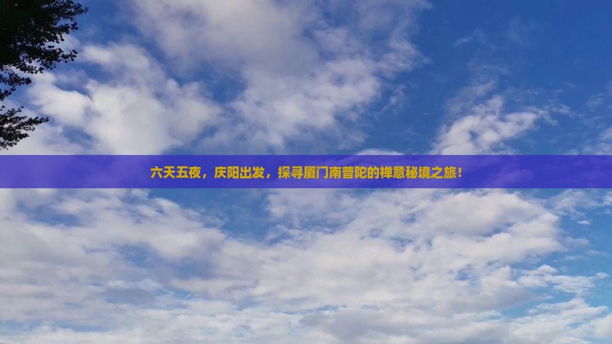 六天五夜，庆阳出发，探寻厦门南普陀的禅意秘境之旅！