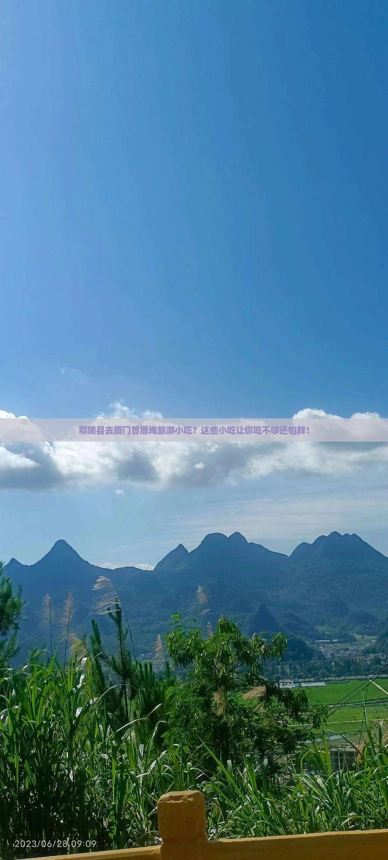 鄢陵县去厦门曾厝埯旅游小吃