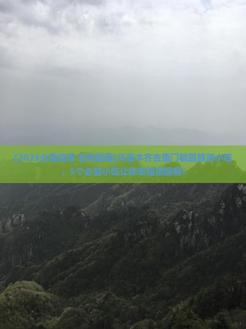 乌鲁木齐去厦门毓园旅游小吃