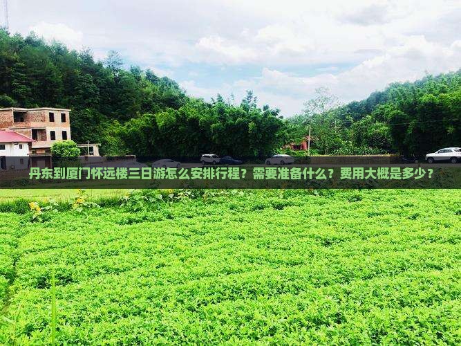 丹东到厦门怀远楼三日游怎么安排行程？需要准备什么？费用大概是多少？